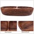 thumbnail image 2 of Compartment Divided Wood Plate Snack Plate Kitchen Salad Bowl for Home Kitchen, 2 of 3