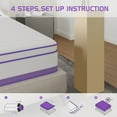 thumbnail image 2 of 14 inch Hybrid Mattress Memory Foam Coil Twin Medium Mattresses Comfort Support Breathable Sleep, 2 of 8