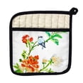 thumbnail image 1 of Betsy Drake PT1103 Blue Birds & Flowers Pot Holder, 1 of 1