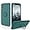 Dark Green (Ring Holder Design), variant on iPhone XS Case, Phone Case iPhone X/10, Slim Silicone Soft Rubber Shockproof Protective 360° Ring Holder Kickstand Drop Protection Bumper Cute Girl Women iPhone X/Xs/10 Cover, Lavender/Purple