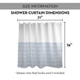thumbnail image 7 of Creative Products Doodle Waves 71x74 Shower Curtain, 7 of 7