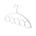 thumbnail image 2 of Huayishang Locker Shelf 5 Ring Scarf Rack Wardrobe Shelves Plastic Hangers Scarves and Ties Circle Creative Hangers, Kitchen Essentials Clearance Sale Blue, 2 of 3
