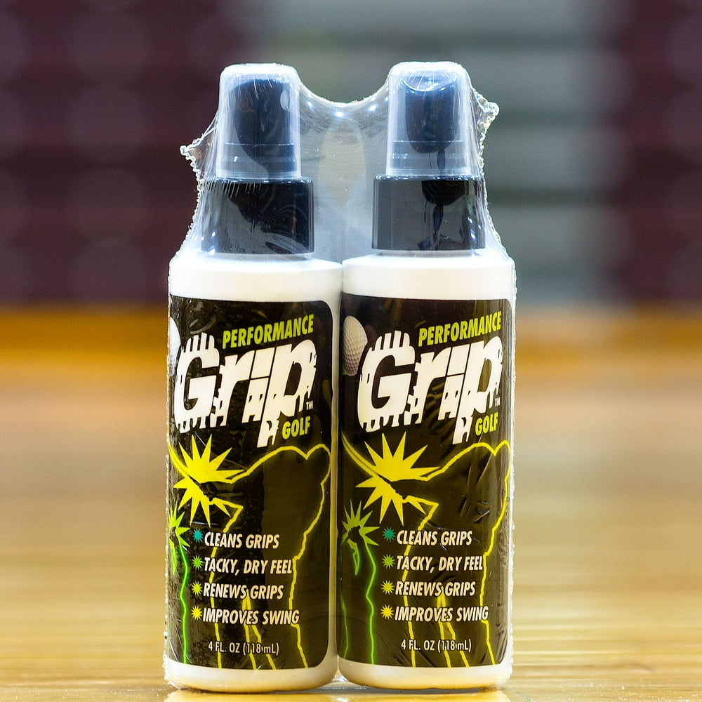 Performance Grip Golf - 2 Pack (spray to clean and rejuvenate rubber