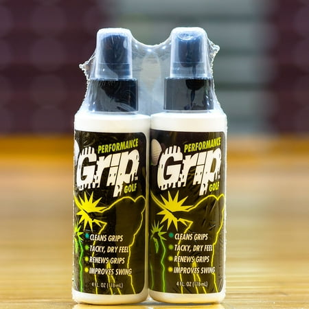 Performance Grip Golf - 2 Pack (spray to clean and rejuvenate rubber golf club