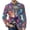 Blue, variant on Mens Halloween Corduroy Blazer Jacket Plain Solid Giant Mixed Halloween Full Print Casual Daily Breathable Outer Coat Saffron L