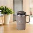 thumbnail image 6 of Insulated Coffee Mug with Handle&Lid, 550ml Double Wall 304 Stainless Steel Vacuum Thermal Coffee Mug, Travel Coffee Cup Thermal Cup for Home and Office, 6 of 7