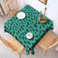 thumbnail image 2 of Green and Black Of Leopard Print Square Tablecloth,Waterproof Square Table Cover,Wipeable Spillproof Washable Table Cover for Home Kitchen Party Decor 60"x60"(152x152cm), 2 of 6