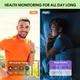thumbnail image 3 of Monitor Smartwatch Ddidbi con pantalla HD de 1,85 pulgadas para actividad física y sueño IP68, 3 of 7