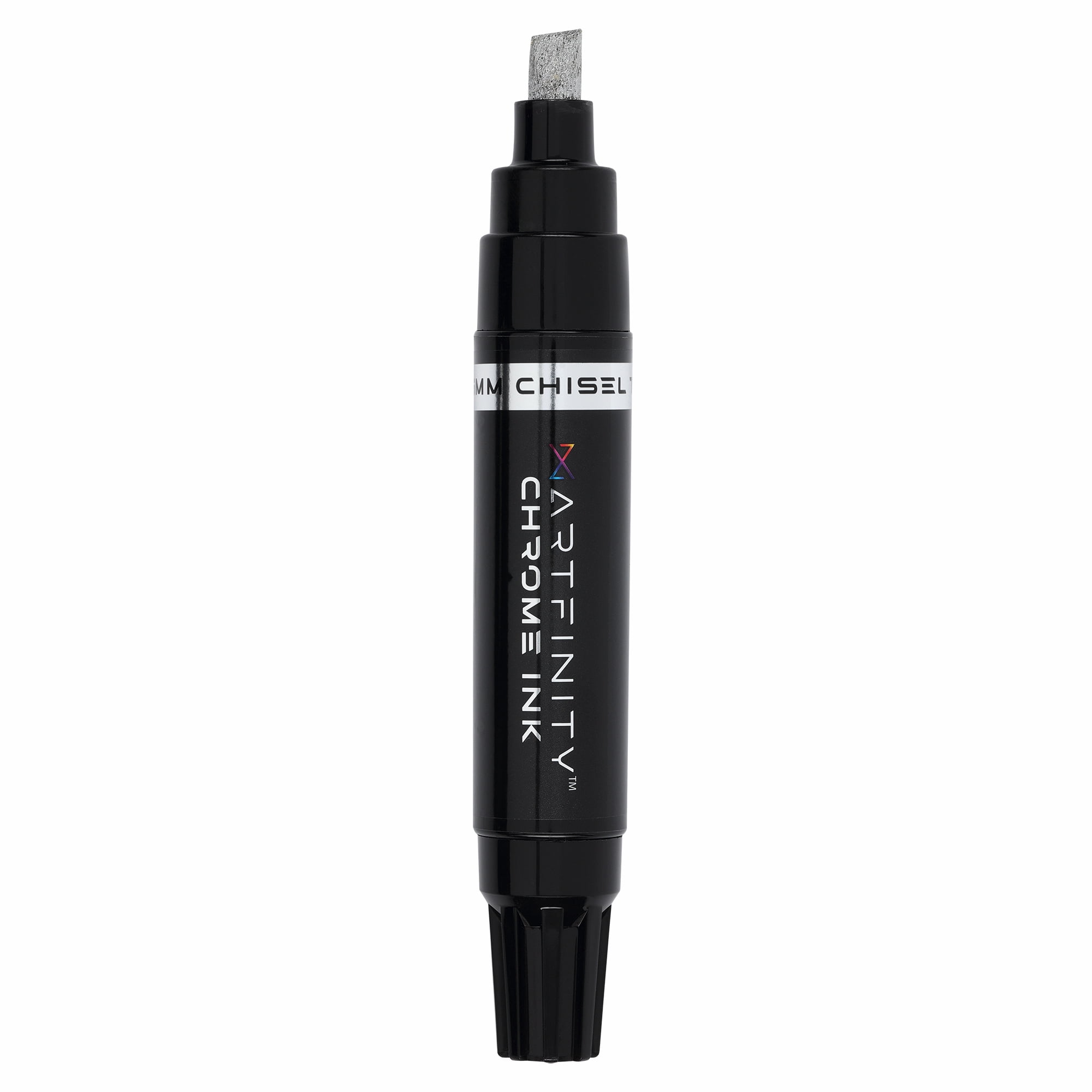 Artfinity Rich MetAllic Markers - Professional MetAllic Markers for Artists, Drawing, CAlligraphy, & More! - [Chrome - 8.5mm Chisel Nib]