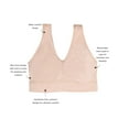 thumbnail image 2 of Wacoal Women's Smooth Seamless Bralette Black Size 36, 2 of 3