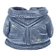 thumbnail image 5 of Maceta decorativa de resina, maceta creativa, azul, azul, divertida, chaqueta, maceta de jardín, la mejor de su clase, 5 of 8