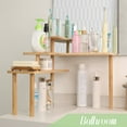 thumbnail image 5 of 3-Tier Kitchen Corner Shelf Countertop Organizer Adjustable Spice Rack Corner Display Rack Shelf Cabinet Corner Rack 3 Tier Storage Organization Bamboo for Kitchen, 5 of 7