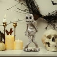 thumbnail image 5 of Guozer Resin Skeleton Ornament Halloween Skull Statue Realistic Party Props for Halloween Decor Outdoor Decor, 5 of 9