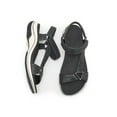 thumbnail image 6 of kamemir Summer Sandals for Women 2025 Women's Backstrap Sandal(Black,7), 6 of 6