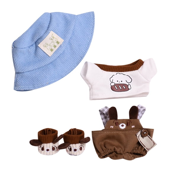 Conjunto de ropa para muñecas colgantes de 17 cm Accesorios de moda para muñecas Decoración de ropa (muñeca no incluida)