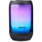 iHome Waterproof Bluetooth Speaker with Lights, Color-Changing Portable Speaker