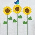 thumbnail image 3 of CafePress - Sunflower Garden Bird T Shirt - Light T-Shirt - CP, 3 of 4