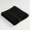 thumbnail image 4 of (4 pack) Mainstays Basic Hand Towel, Soft 100% Cotton and highly absorbent Hand Towel, Black, 4 of 9