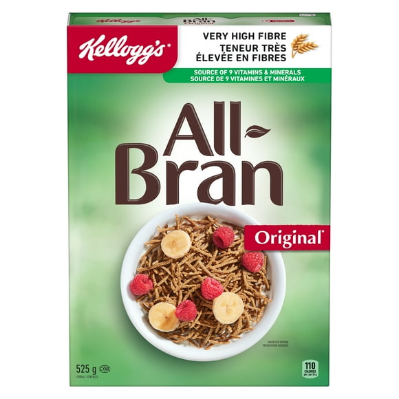 Kellogg's* All-Bran* Cereal Original, 525g, AB Original CRL 525GX10