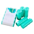 thumbnail image 1 of 2-4 Gallon Small Trash Bags Garbage Gags   Strong Compost Bags 2-4 Gallon 100 Counts  Mini Trash Bags Biodegradable for Bathroom Office Home Fit 4.5-5L Garbage Can (5 Rolls/Green), 1 of 6