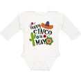 thumbnail image 3 of Inktastic Happy Cinco de Mayo- Sombrero, Cactus, Flowers Boys or Girls Long Sleeve Baby Bodysuit, 3 of 5