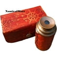 thumbnail image 3 of Nautical Brass Spyglass Telescope with Box, Brass Pirate Telescope, Spyglass Collapsible Monocular Decorative Telescope with Glass Optics for Kids Travellers Adventure Enthusiasts Collectible 6'', 3 of 6