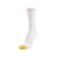thumbnail image 3 of GoldToe Edition Women's Striped Half Cushion Short Crew Socks Assorted, 6 Pairs, Size 6-9, 3 of 10