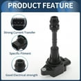 thumbnail image 5 of Unique Bargains Ignition Coil Ignition Coil Pack No.22448ZE00A/22448ZE00C for Nissan Armada 5.6L V8 2007-2015, 5 of 7