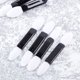 thumbnail image 4 of Cepillo de sombra de ojos de esponja de doble punta desechable de 100 Uds., Aplicadores de sombra de ojos con punta, cepillos cosméticos, 4 of 5