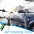 thumbnail image 4 of XIA0LE High Pressure Car Wash Spray Gun With Soap Dispenser, Long Rod Garden Hose Nozzle Pressure Gun For Hose For Plant Watering And Lawn Care , Green, 4 of 9