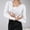 White, variant on RTKFRFLM Women's Dance Top Modern Ballet Practice Wear Bolero Shrug Twisted Front Shoulder Cover Up Workout Yoga Athletic Cardigan Versatile Wrap Top Soft Breathable Performance Activewear