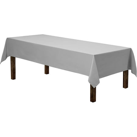 

Charcoal Rectangular Table Cloth for 6 Foot Table in Washable Polyester