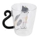 thumbnail image 4 of Linda taza de animal, taza de gato, café, leche, gato, botella de vidrio para niños, diseño de clase mundial, 4 of 14