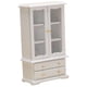 thumbnail image 1 of Estantería para libros con cajones para casa de muñecas a escala 1:12, modelo de muebles de madera para sala de estar. Blanco, 1 of 9