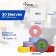 thumbnail image 6 of Custom Price and Date Labels - 180,000 Price Marking Labels for Perco Pro 2 Line Guns - Choose Color, Font and Imprint - 240 Rolls, 30 Sleeves - Made in USA, 6 of 6