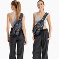 thumbnail image 6 of Mushroom Sling Backpack for Women Men Hiking Sling Backpack Chest Bag for Traveling Office Shoulder Bag Gym Sports Travel Hiking Daypack, 6 of 6