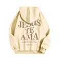 thumbnail image 6 of XINXIAOO Womens Hoodies Jesus Loves You Hoodies Oversized Graphic Hoodies for Women Pullover Sweatshirts for Women Winter Tops College Clothes for Women, 6 of 6