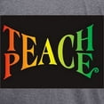 thumbnail image 3 of CafePress - Teach Peace T Shirt - Mens Tri-blend T-Shirt, 3 of 4