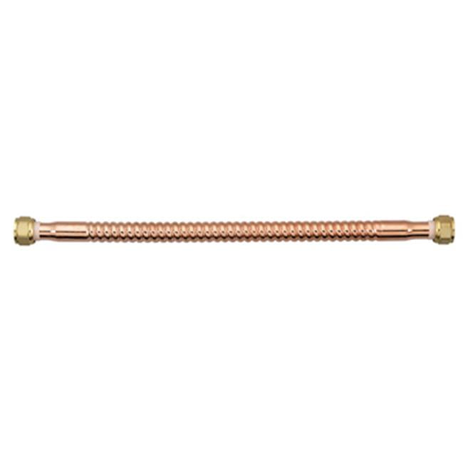Homewerks 7211-15-34FIP-T 0.75 FIP x 15 in. Corrugated Copper Water Heater Connector