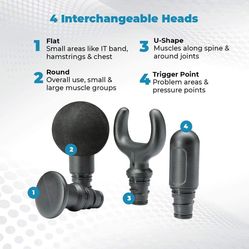 Homedics  Pro Percussion Cordless Massager, Black