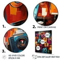 thumbnail image 3 of Designart "Colorful Cameras In Pop Art Style" Pop Art Wall Decor, 3 of 7