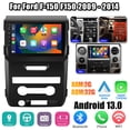 thumbnail image 1 of 2+32G Android 13 Car Stereo Radio for Ford F-150 F150 2009-2014, 9'' HD Touch Screen with Wireless Apple CarPlay Android Auto, AHD Backup Camera, Mirror Link, GPS, WiFi, FM RDS, 1 of 13
