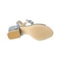 thumbnail image 4 of Stuart Weitzman Allshine 75 Block Sandal, 7, Silver, 4 of 5