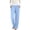 Light Blue, variant on LEAVINGSUO Pajama Pants Women Plus Size Casual Elastic Waist Long Pants Pockets Comfortable Loungewear Trousers Light Blue S