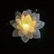 thumbnail image 5 of Lámpara solar con forma de flor de loto para iluminar piscinas y jardines exteriores. blanco, 5 of 9