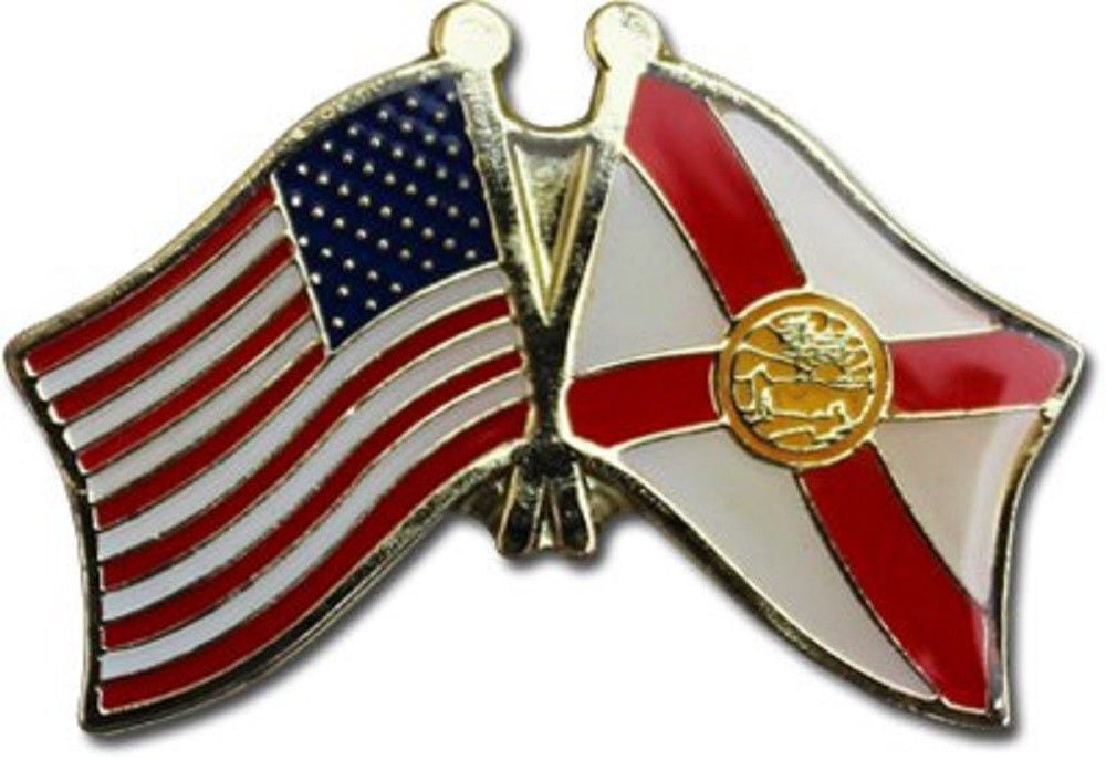 Details about   USA American State of Florida Friendship Flag Bike Motorcycle Hat Cap lapel Pin 