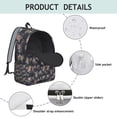 thumbnail image 4 of Charming Sunflower Floral Backpack with Thoughtful Compartments, Reliable Bookbag for Academic Success, Quality Build, Supportive Gift, 4 of 5