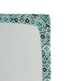 thumbnail image 3 of Ambesonne Ethnic Fitted Sheet, Traditional Chevron Pattern, Twin Size, Dark Seafoam Teal White, 3 of 5