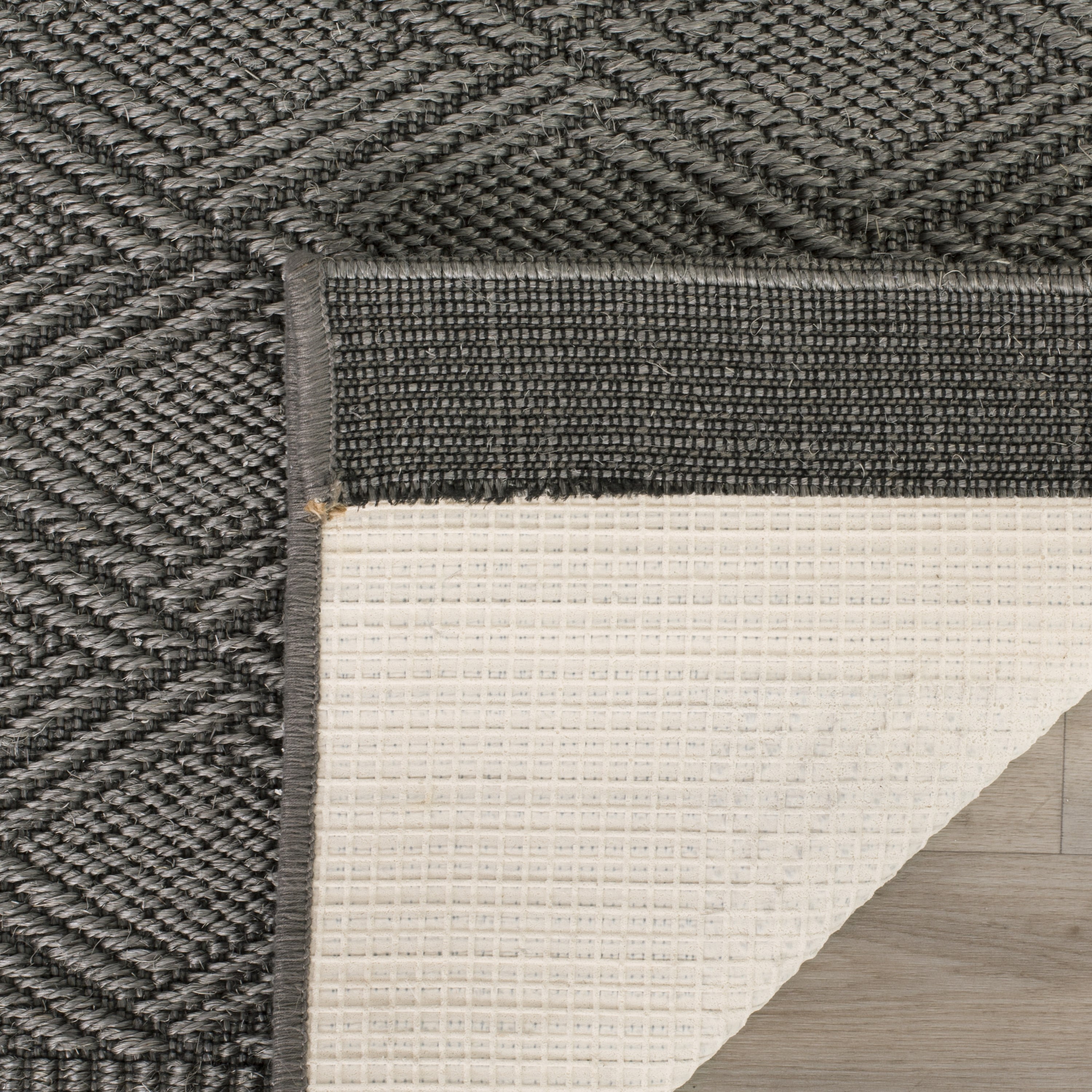 SAFAVIEH Palm Beach Femie Geometric Area Rug, Ash, 8' x 11'