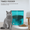 thumbnail image 6 of U.S. Solid 4L Cyan Automatic Cat Feeder Pet Food Dispenser with Stainless Steel Bowl, 6 of 6